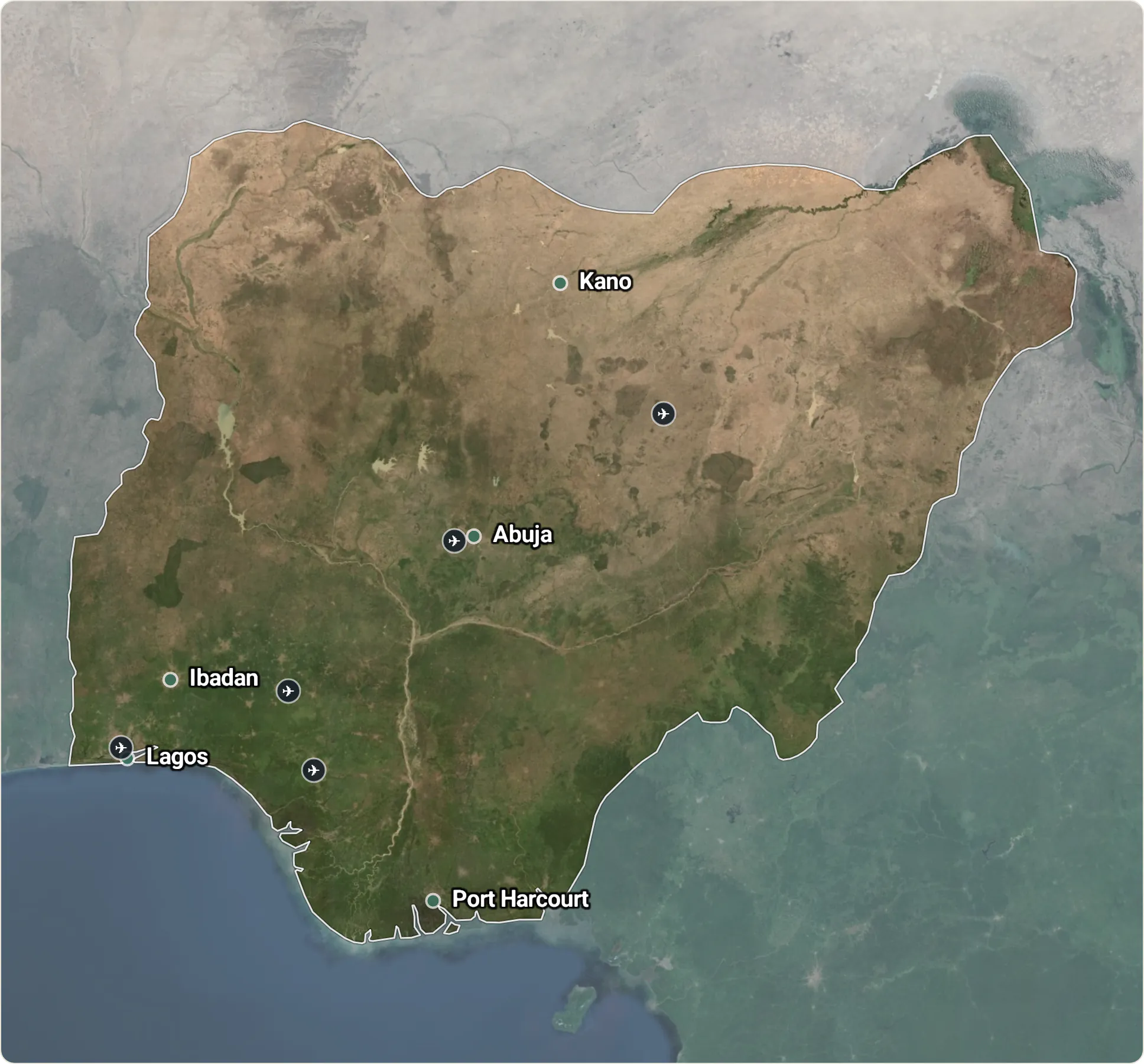 Map of Nigeria