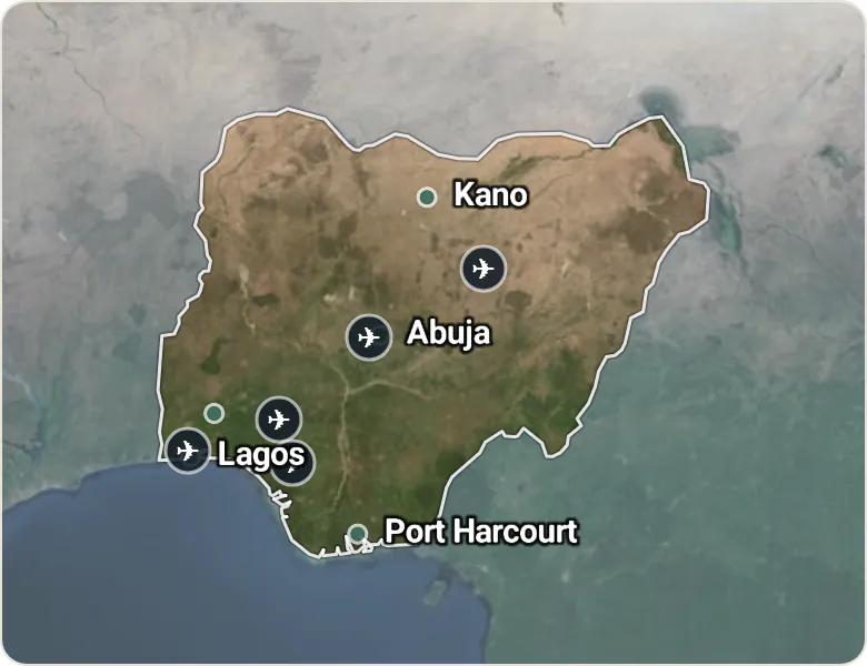 Map of Nigeria