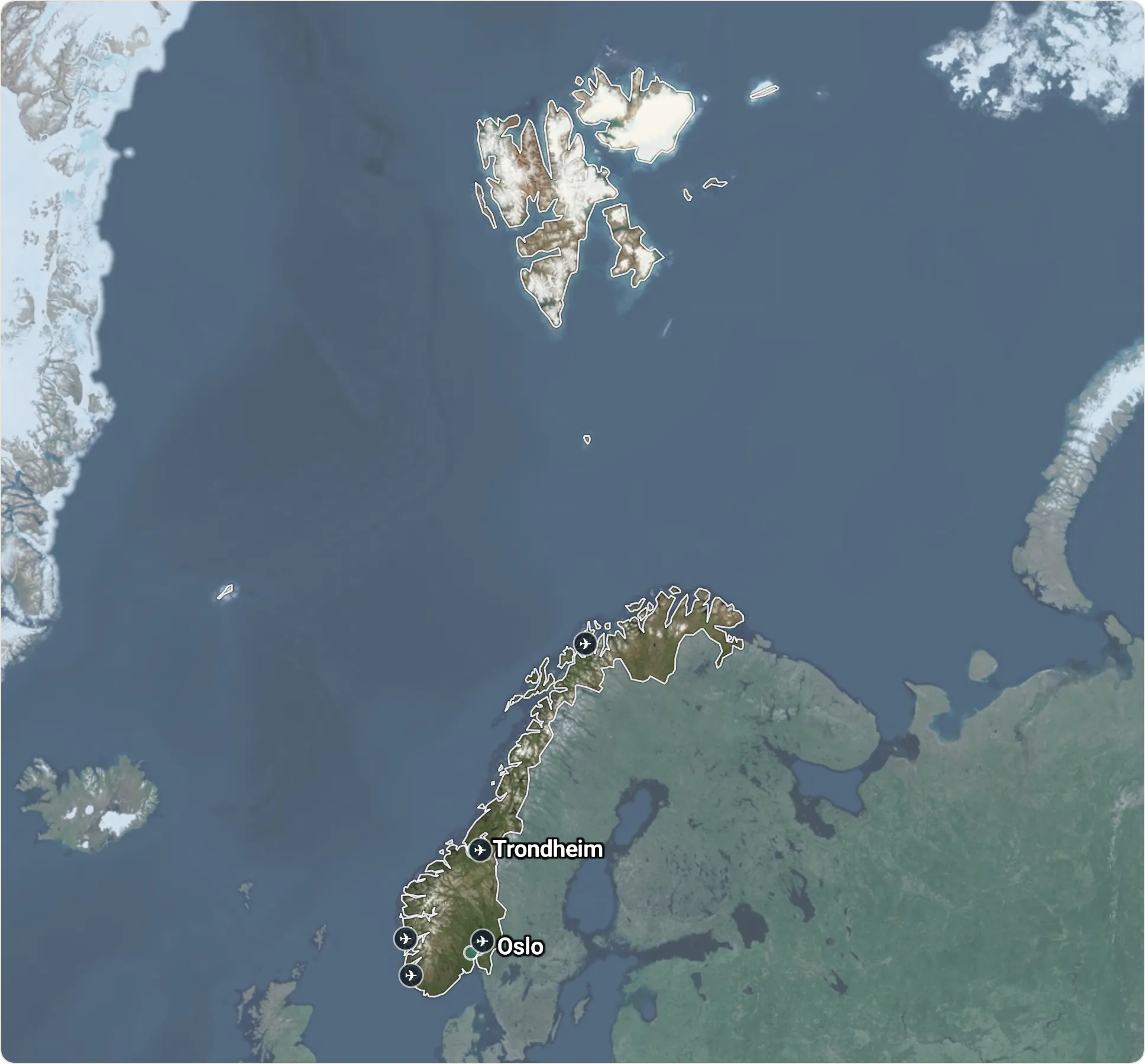 Map of Norway