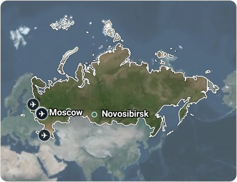 Map of Russia