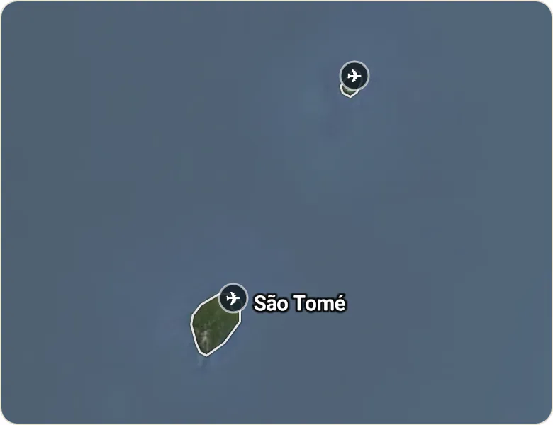 Map of Sao Tome and Principe