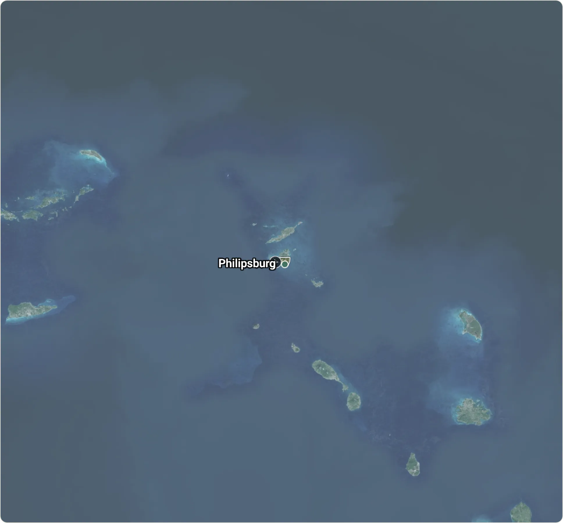 Map of Sint Maarten
