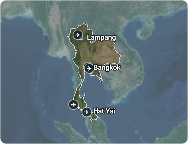 Map of Thailand