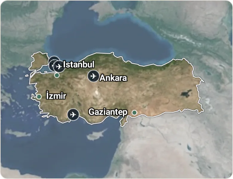 Map of Turkey