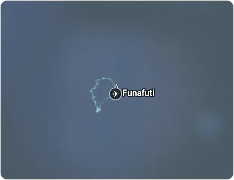Map of Tuvalu