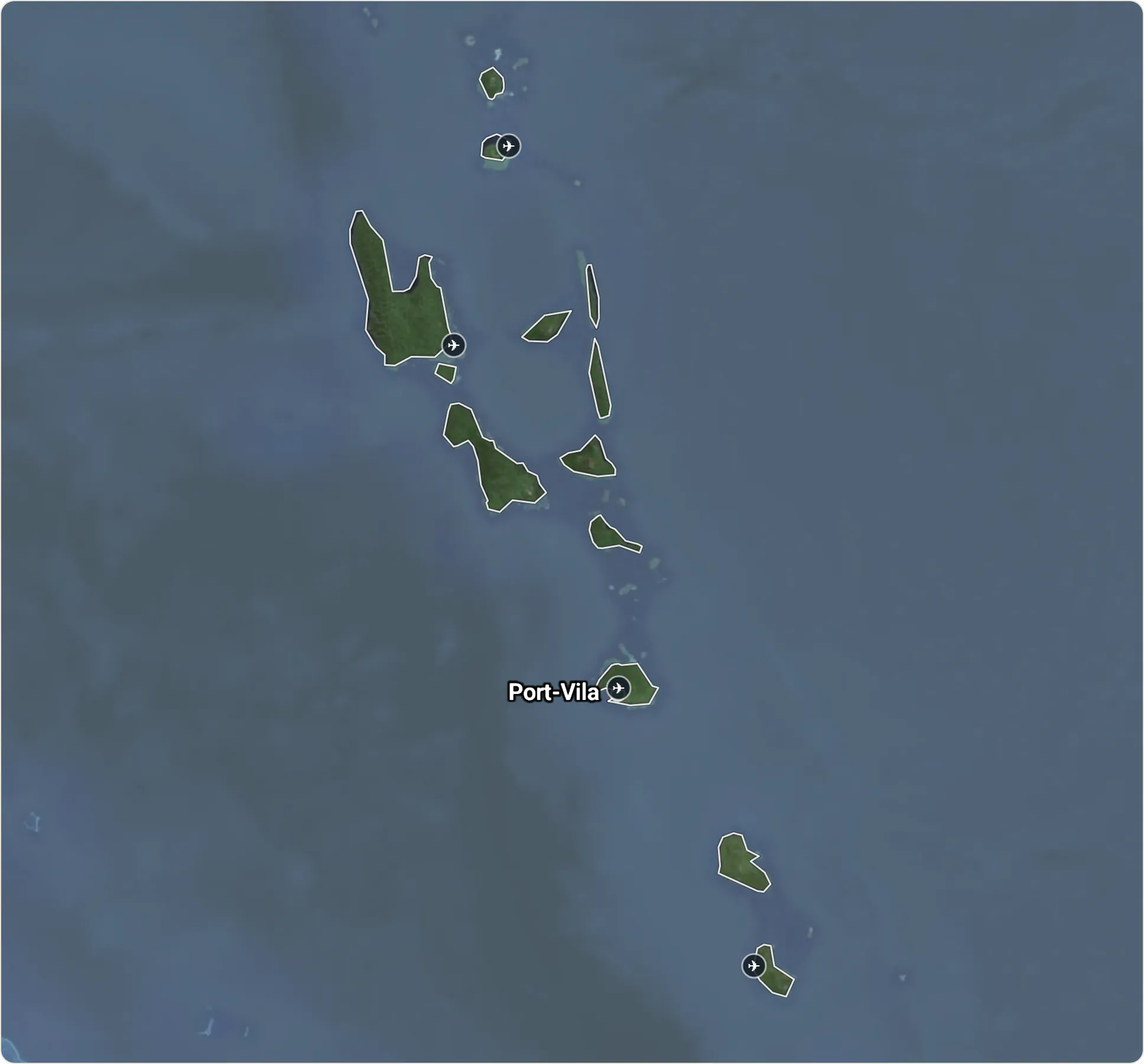Map of Vanuatu