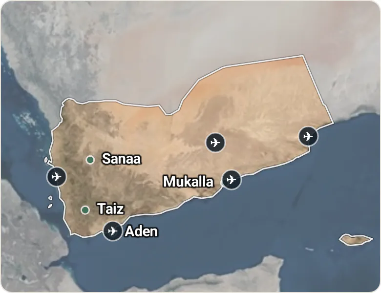 Map of Yemen