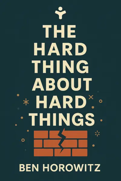 The Hard Thing About Hard Things: Building a Business When There Are No Easy Answers―Straight Talk on the Challenges of Entrepreneurship by Ben Horowitz