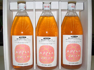 Apple Juice (アップルジュース) 1リットル×3本