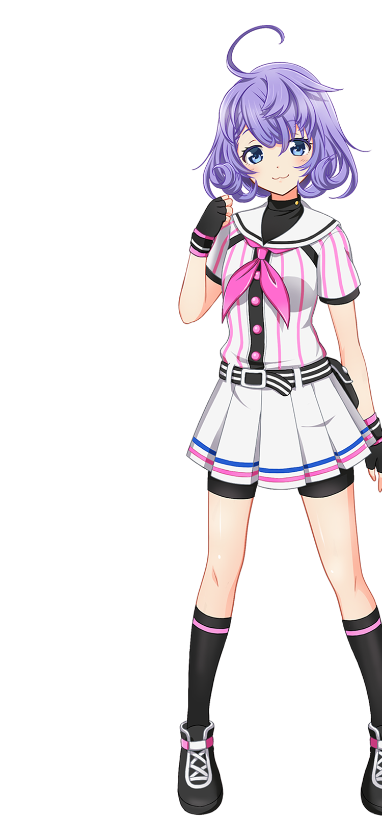 ユニフォーム姿の阿佐田 あおい