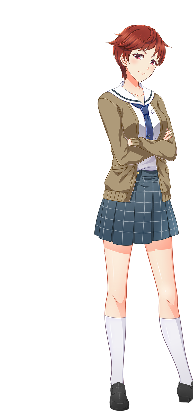 制服姿の仙波 綾子