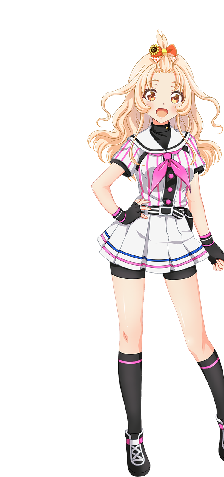 ユニフォーム姿の逢坂 ここ