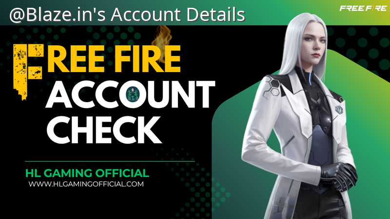 @Blaze.in's Free Fire ID Check Thumbnail