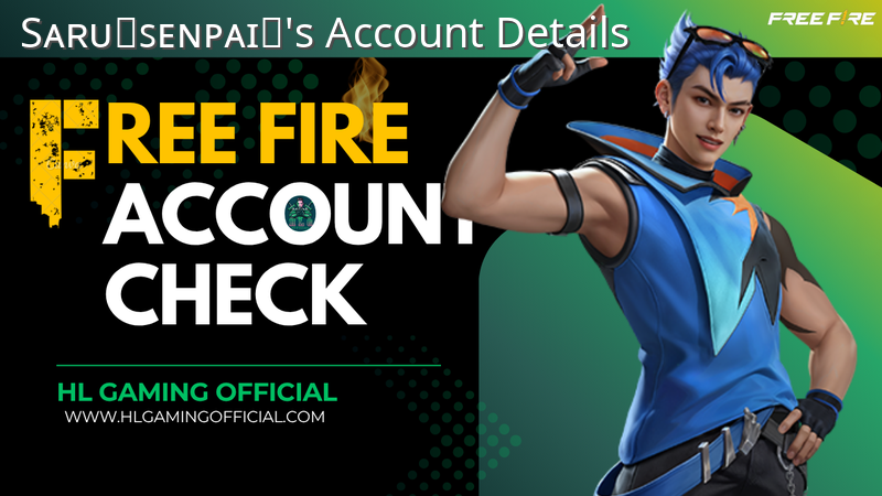 Sᴀʀᴜㅤꜱᴇɴᴘᴀɪ모's Free Fire ID Check Thumbnail Sᴀʀᴜㅤꜱᴇɴᴘᴀɪ모's Free Fire ID Check Thumbnail