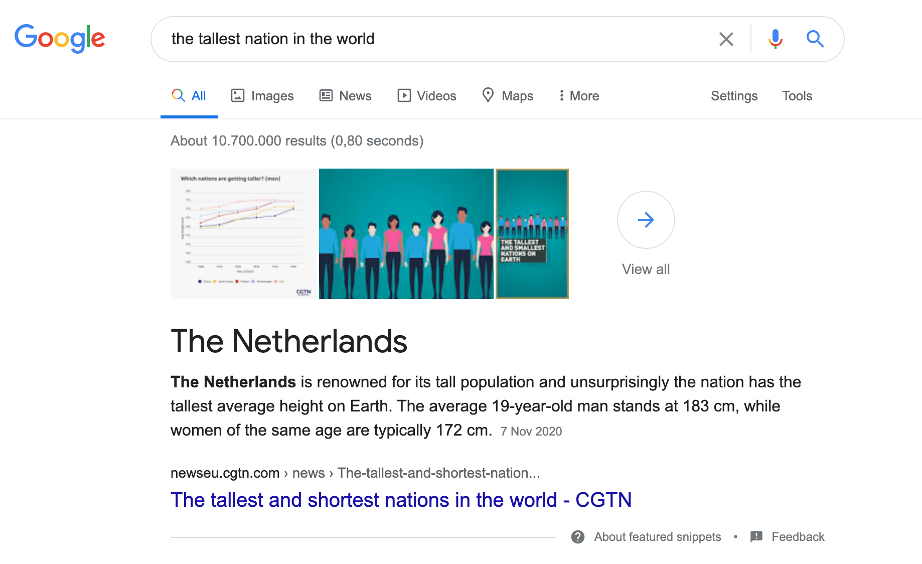 The tallest and shortest nations in the world - CGTN
