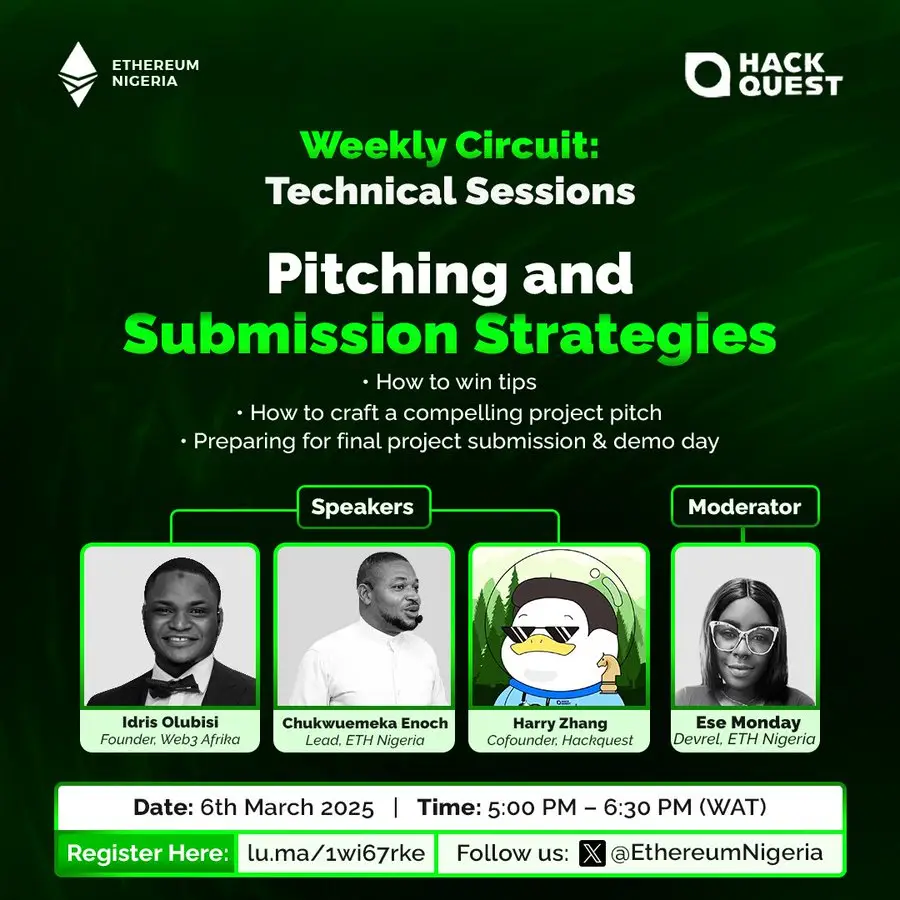 HackQuest Technical Session: Pitching & Submission Strategies