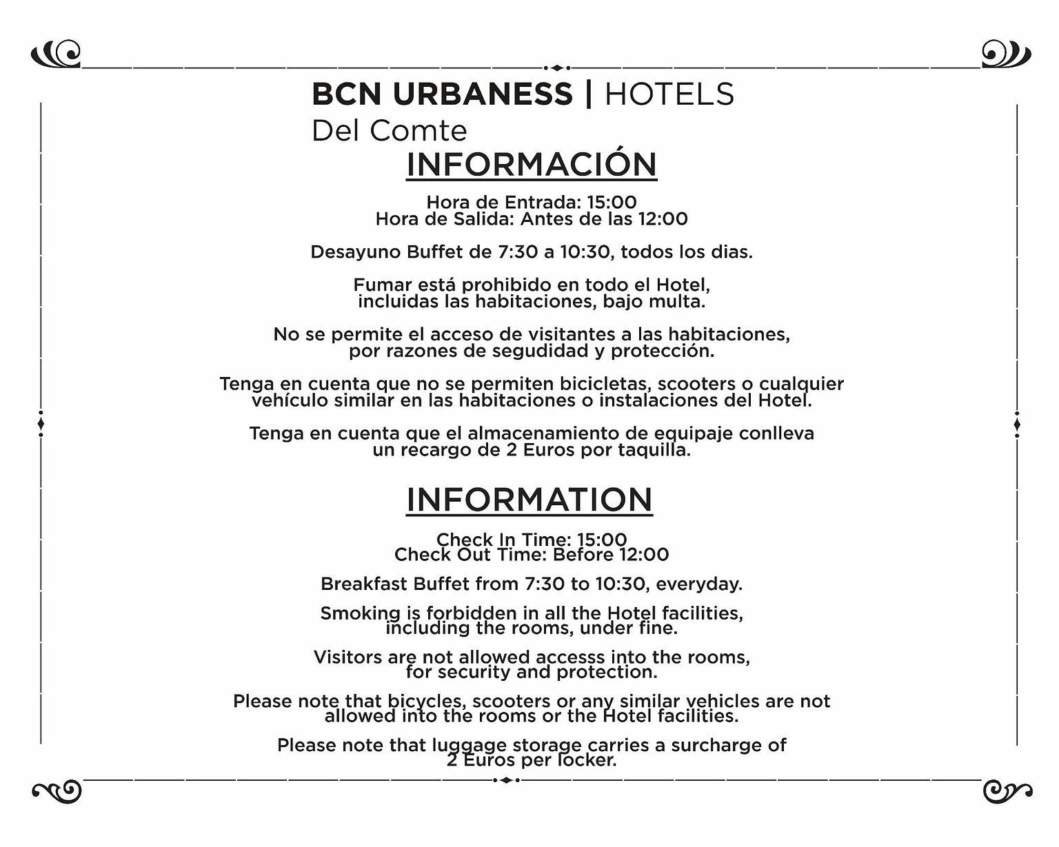 Bcn Urbaness Hotels Del COMTE》– 宿泊者のリアルな体験談と予約情報｜HafH