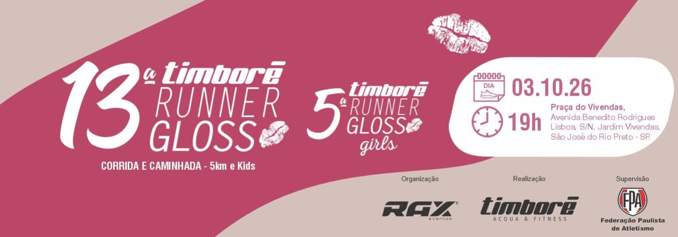 13ª Timboré Runner Gloss - São José do Rio Preto