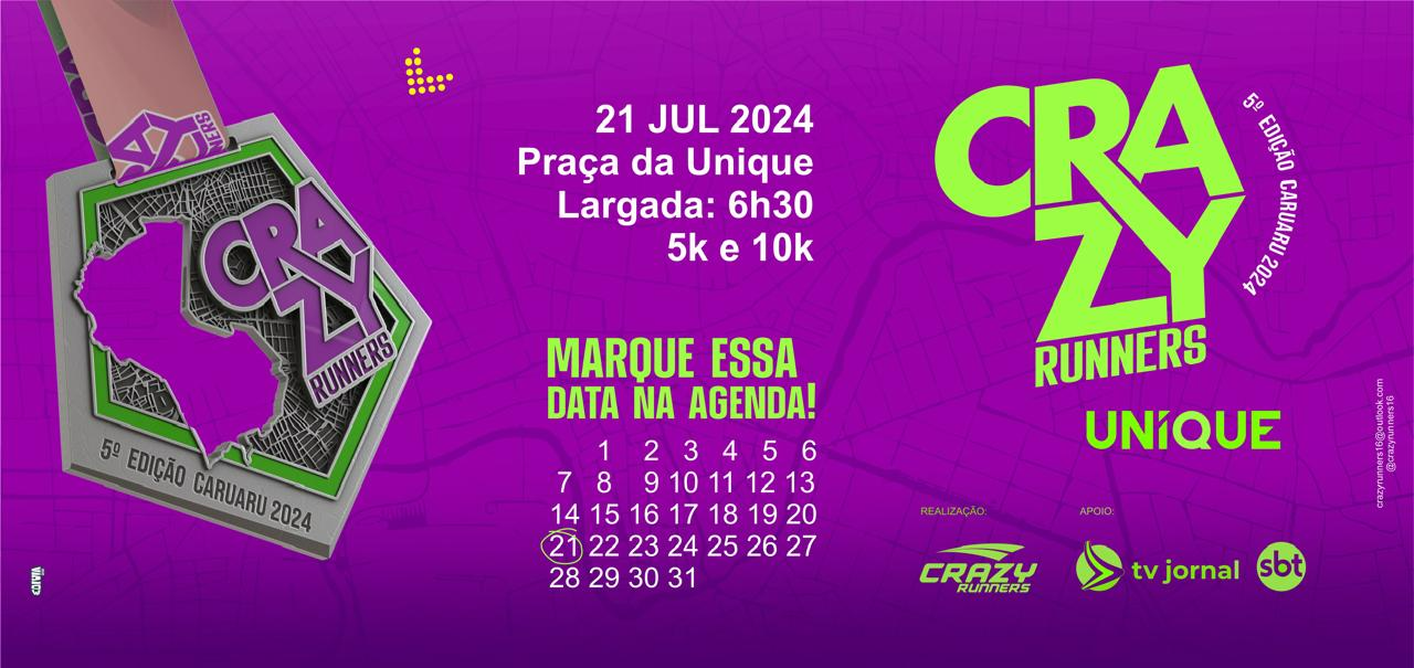 5ª EDIÇÃO DA CORRIDA CRAZY RUNNERS