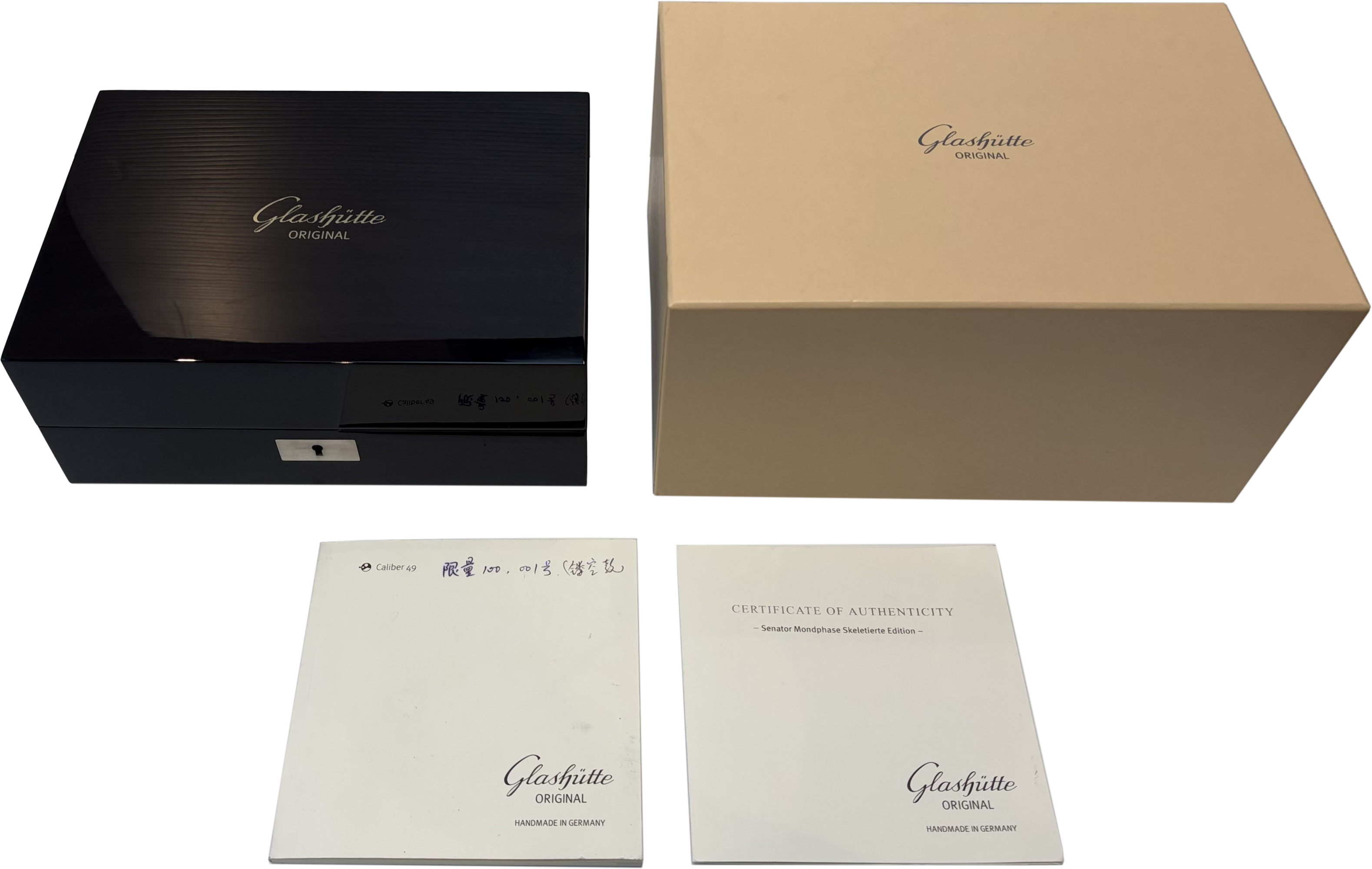 Glashutte Original Senator Moonphase Red Gold Skeleton Limited Edition #1 1-49-13-15-15-04