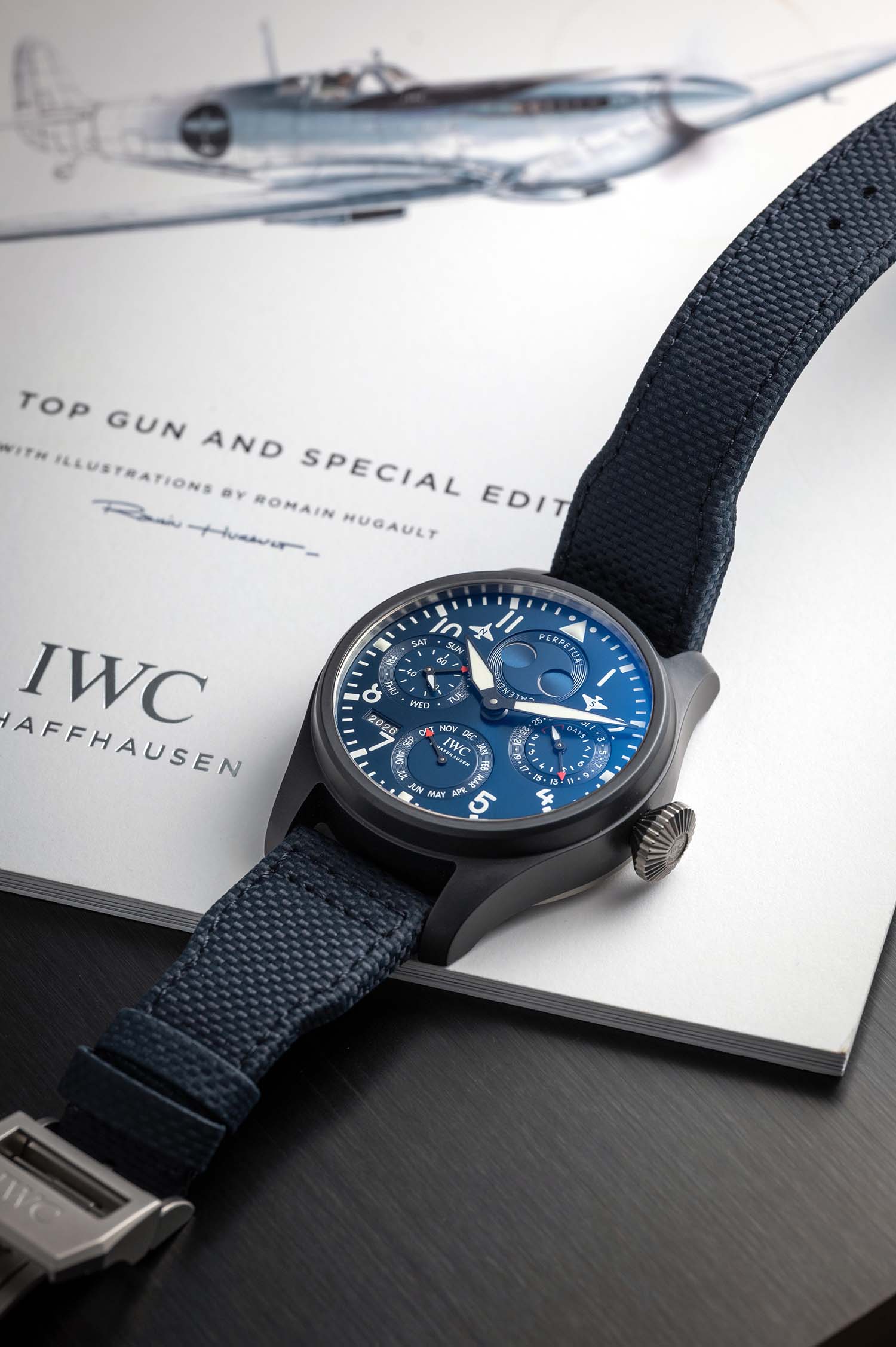 IWC Big Pilot Perpetual Calendar Rodeo Drive Ceramic Blue IW503001