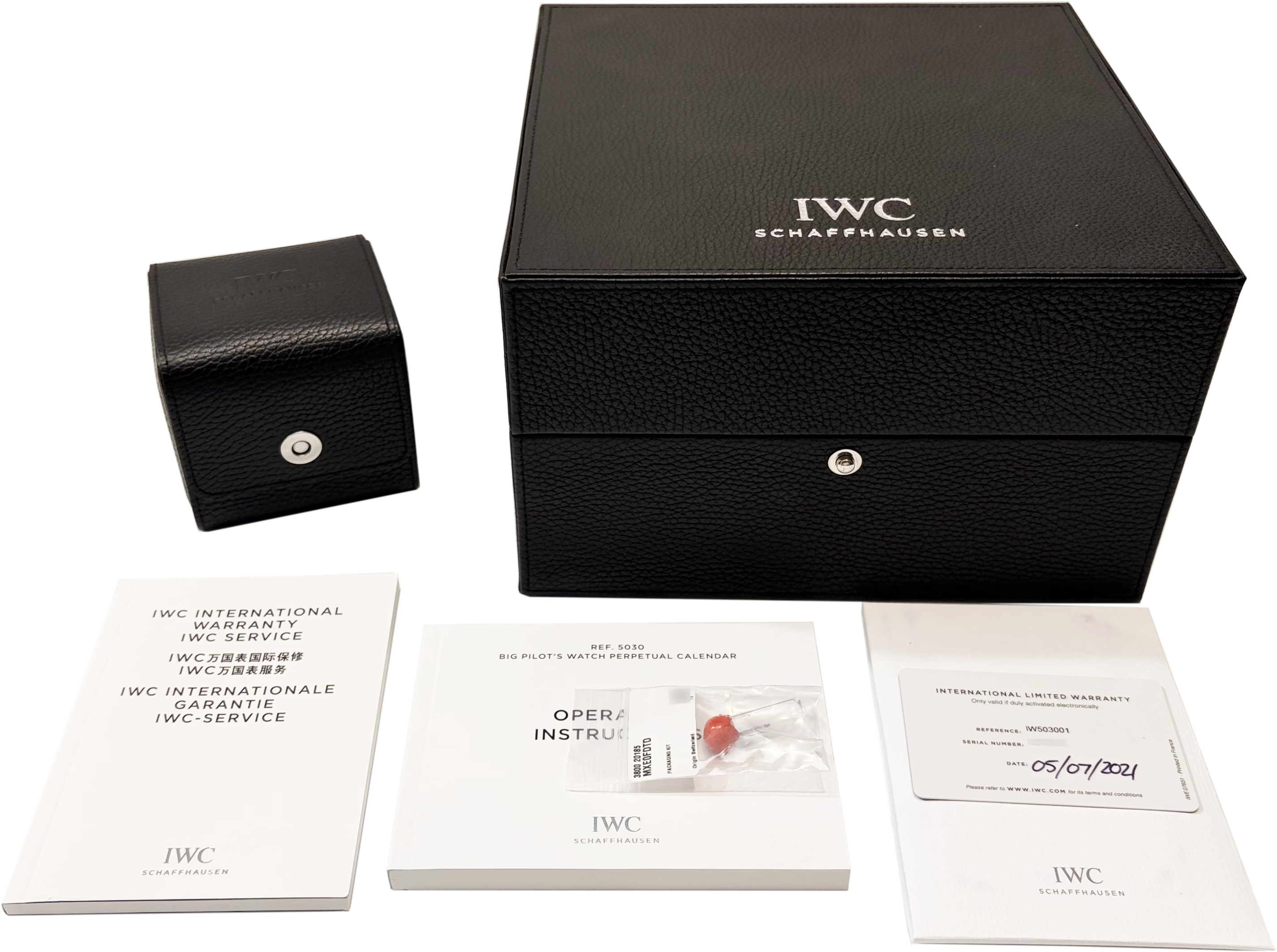 IWC Big Pilot Perpetual Calendar Rodeo Drive Ceramic Blue IW503001