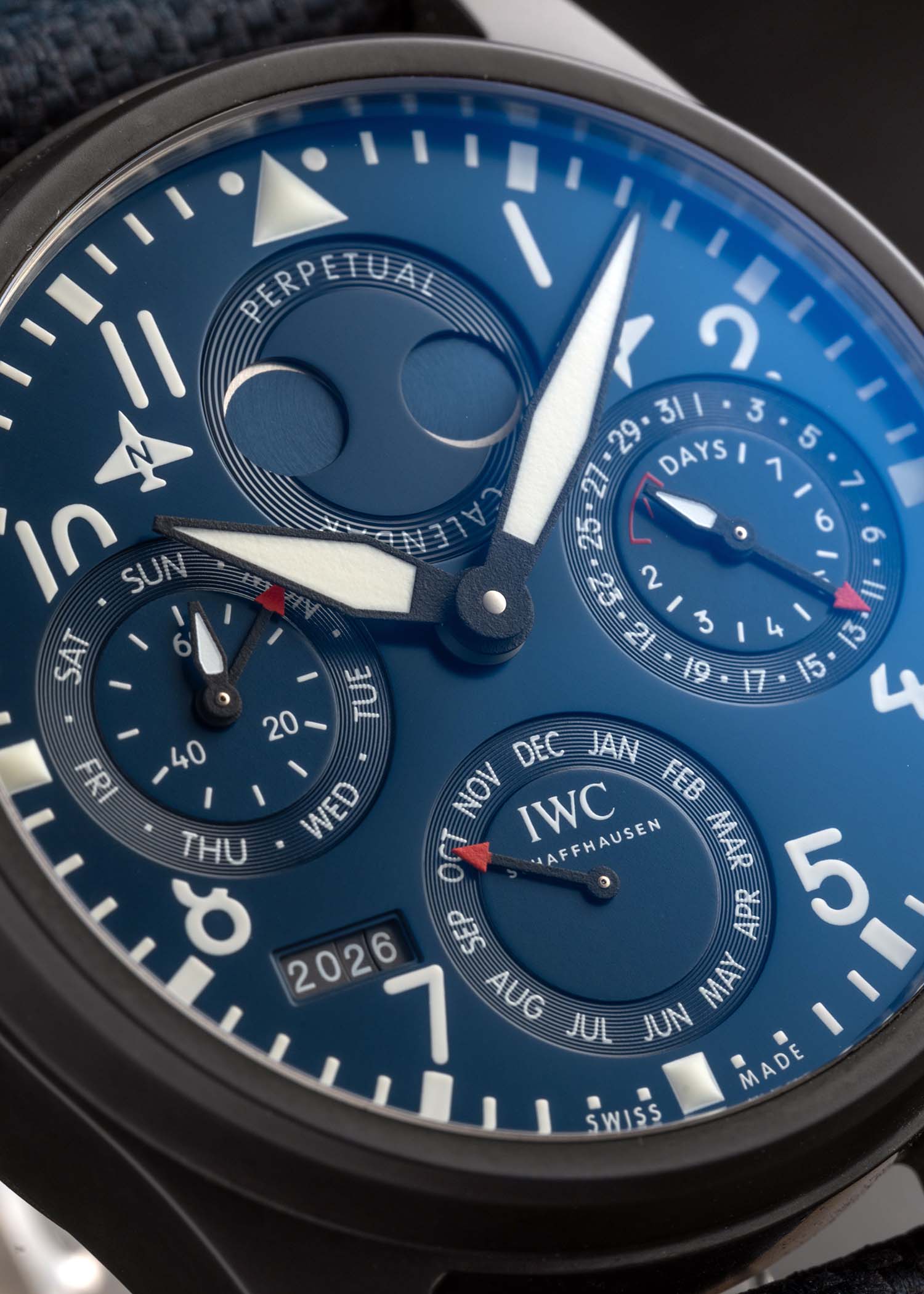 IWC Big Pilot Perpetual Calendar Rodeo Drive Ceramic Blue IW503001