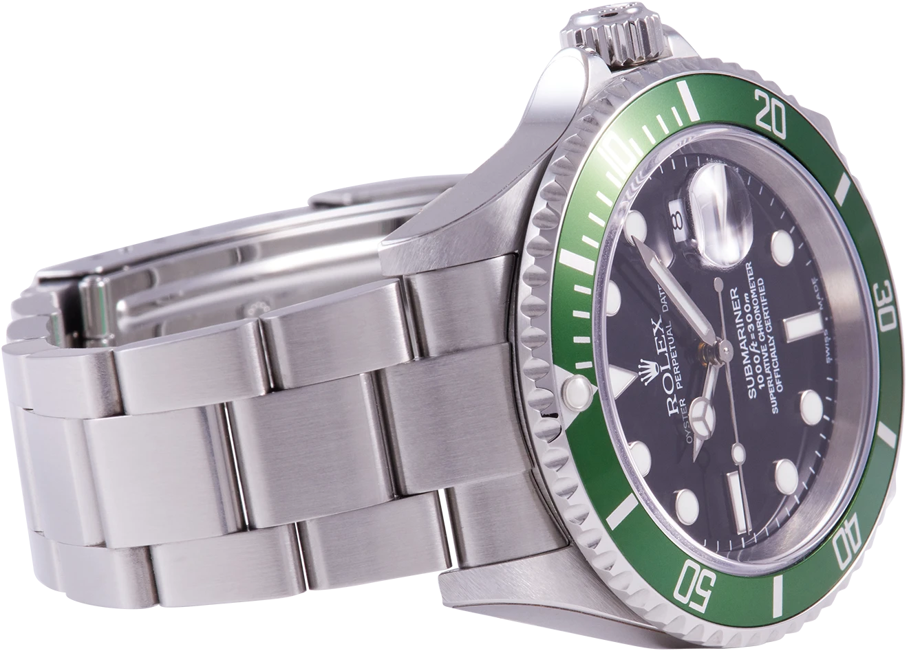 Rolex Submariner 16610LV kermit Watch Print on Canvas. Bold 