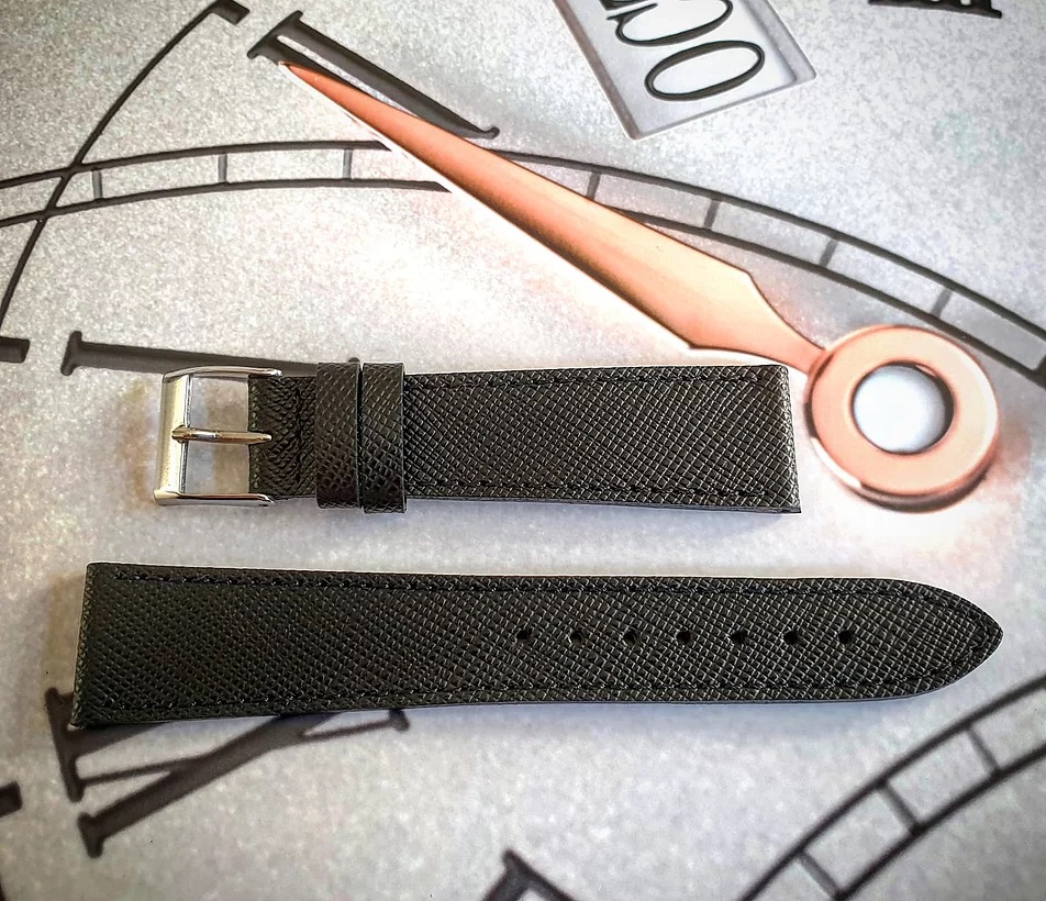 Black and Grey Nato Watch Strap  Hirsch Straps – HS by WatchObsession