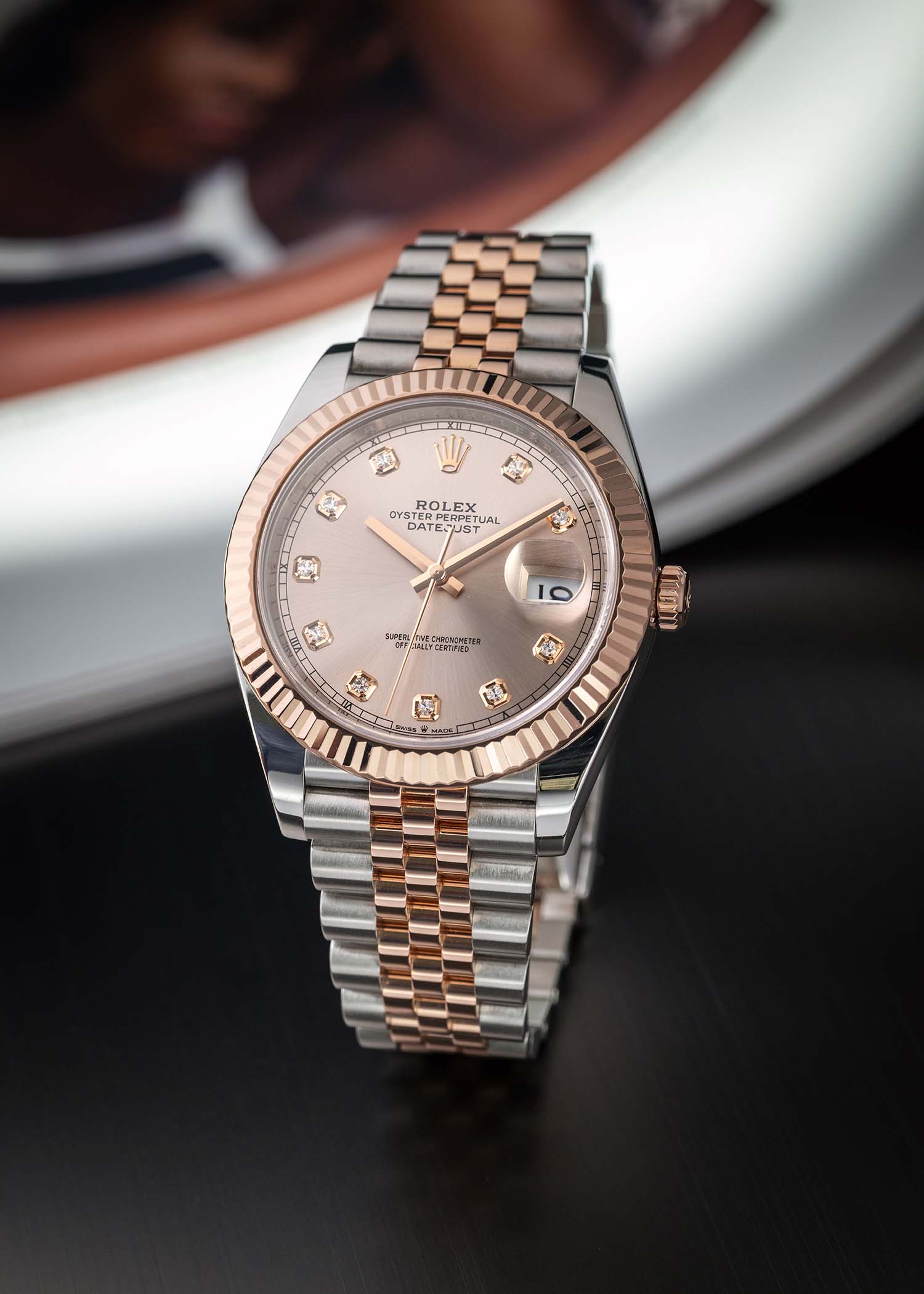 Rolex Datejust 41 Everose Jubilee Diamonds Sundust 126331-0008
