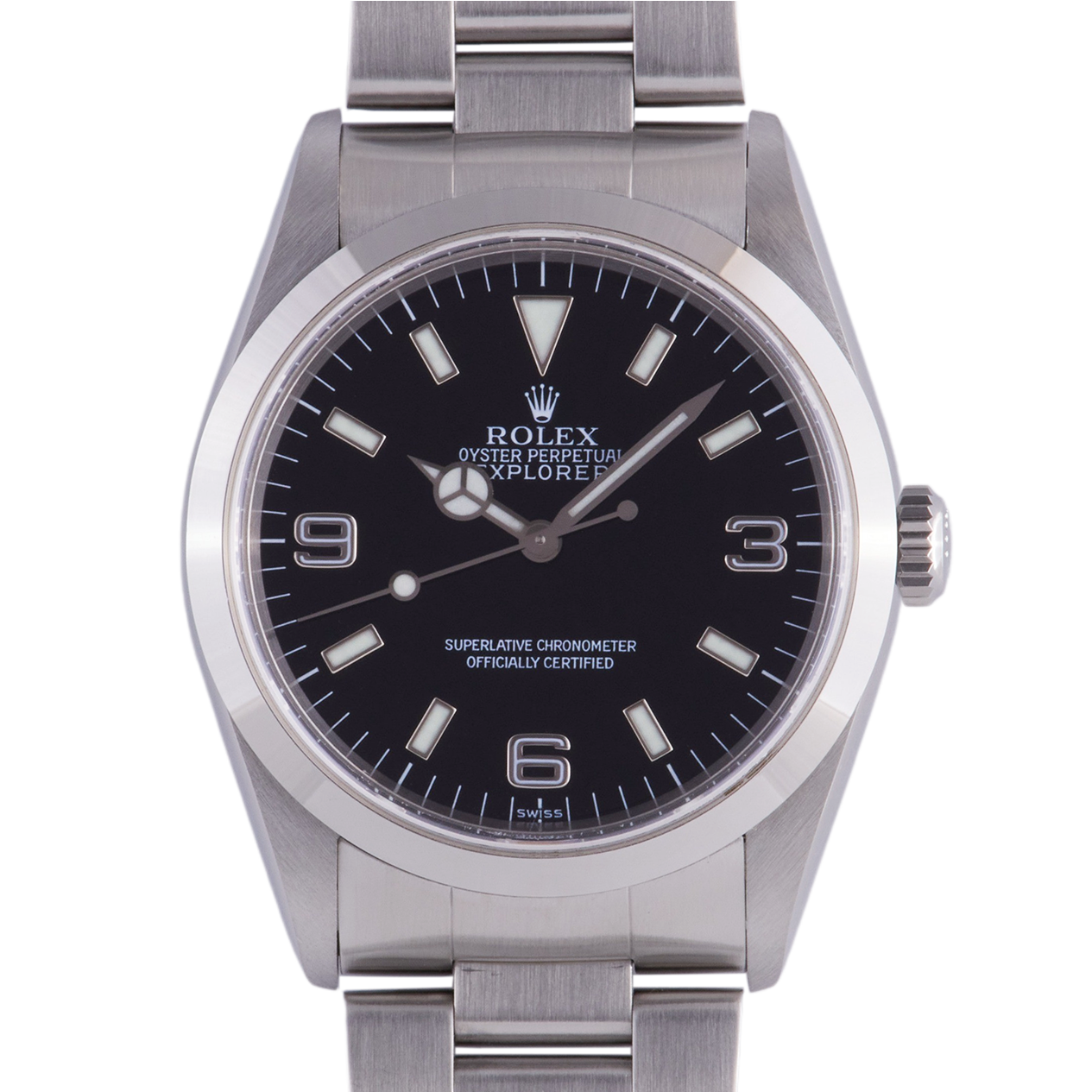 rolex explorer 14270 swiss only