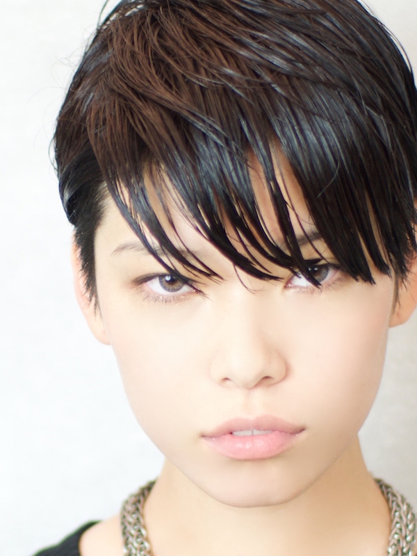 クールモード感100 なカッコイイ女性のウェットショート Bekku Hair Salon 恵比寿本店 ベック ヘアサロン のヘアスタイル ヘアログ