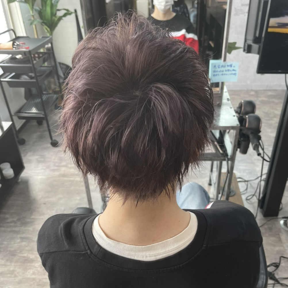 メンズ カラーカット Non Edge 苫小牧のヘアスタイル ヘアログ