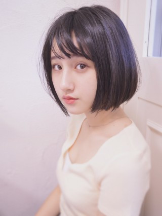 カットだけで決まる 艶感ナチュラルボブ Natsuyaのヘアスタイル ヘアログ