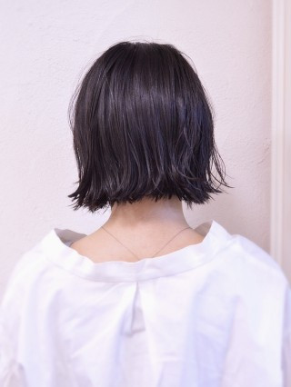 黒髪切りっぱなしボブ Natsuyaのヘアスタイル ヘアログ
