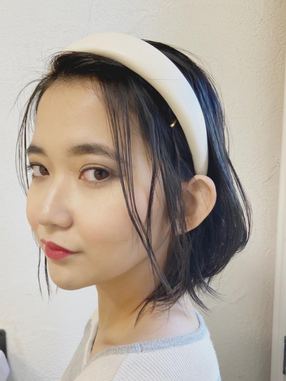 レトロカチューシャショートボブ No Natsuyaのヘアスタイル ヘアログ