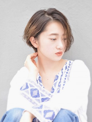 大人かわいい くせ毛風ショートボブ Natsuyaのヘアスタイル ヘアログ