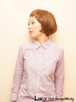 Lucy Hair Design Works ショートバングボブ
