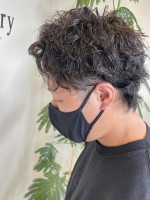 feAry hair design 太田市 メンズウルフ/ツイストスパイラル