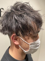 feAry hair design 太田市 メンズマッシュ/ゆるッとツイストスパイラル