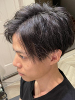 feAry hair design 太田市 センターパート/大人マッシュ