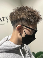 feAry hair design 太田市 ツイストスパイラル/刈り上げ