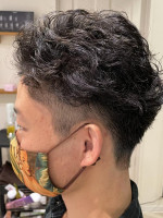 feAry hair design 太田市 朝楽くせ毛風ミックスパーマ