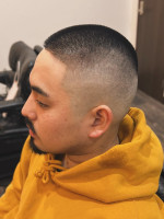 nas hair. スキンフェード坊主