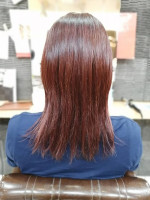 & again HAIR DESIGN 緑橋 フュージョニストカラーのお客様ヘア