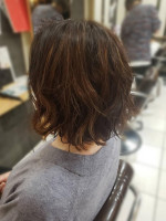 & again HAIR DESIGN 緑橋 ボブハイライトスタイル