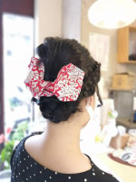 & again HAIR DESIGN 緑橋 チマチョゴリに合う結婚式ヘアアレンジ編み込み