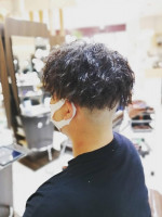 & again HAIR DESIGN 緑橋 メンズツーブロックツイストパーマスタイル