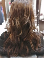 & again HAIR DESIGN 緑橋 カットケアペイント巻き髪仕上