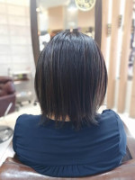 & again HAIR DESIGN 緑橋 ケアペイントのお客様アッシュカラー